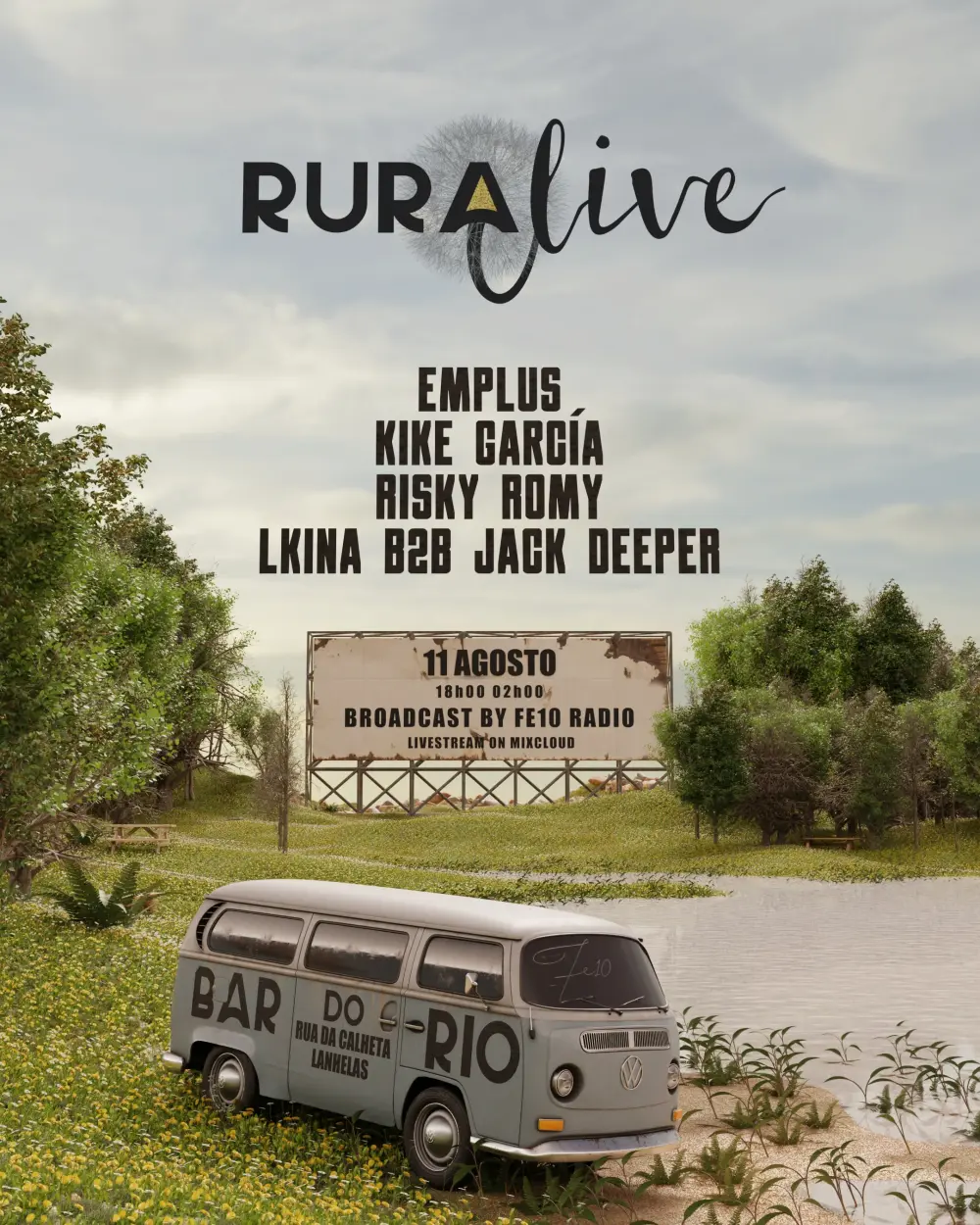 Flyer for Bar do rio - 4th edition