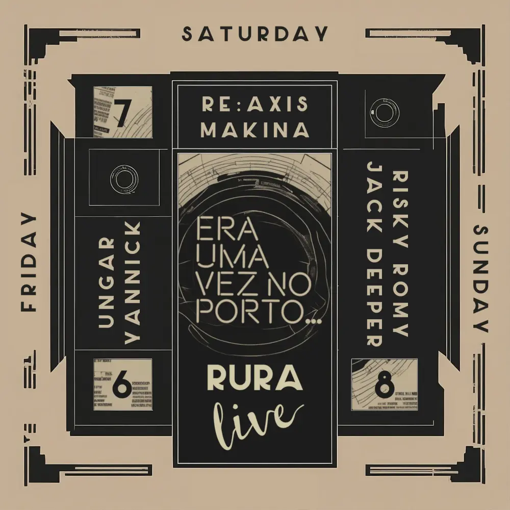 Flyer for Era Uma Vez No Porto - 3rd edition