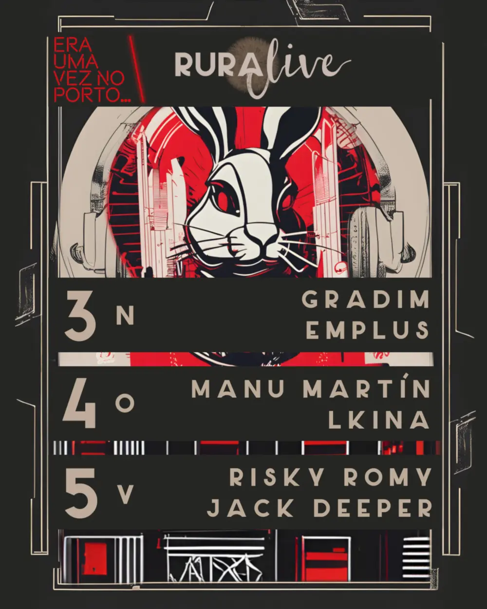 Flyer for Era Uma Vez No Porto - 4th edition