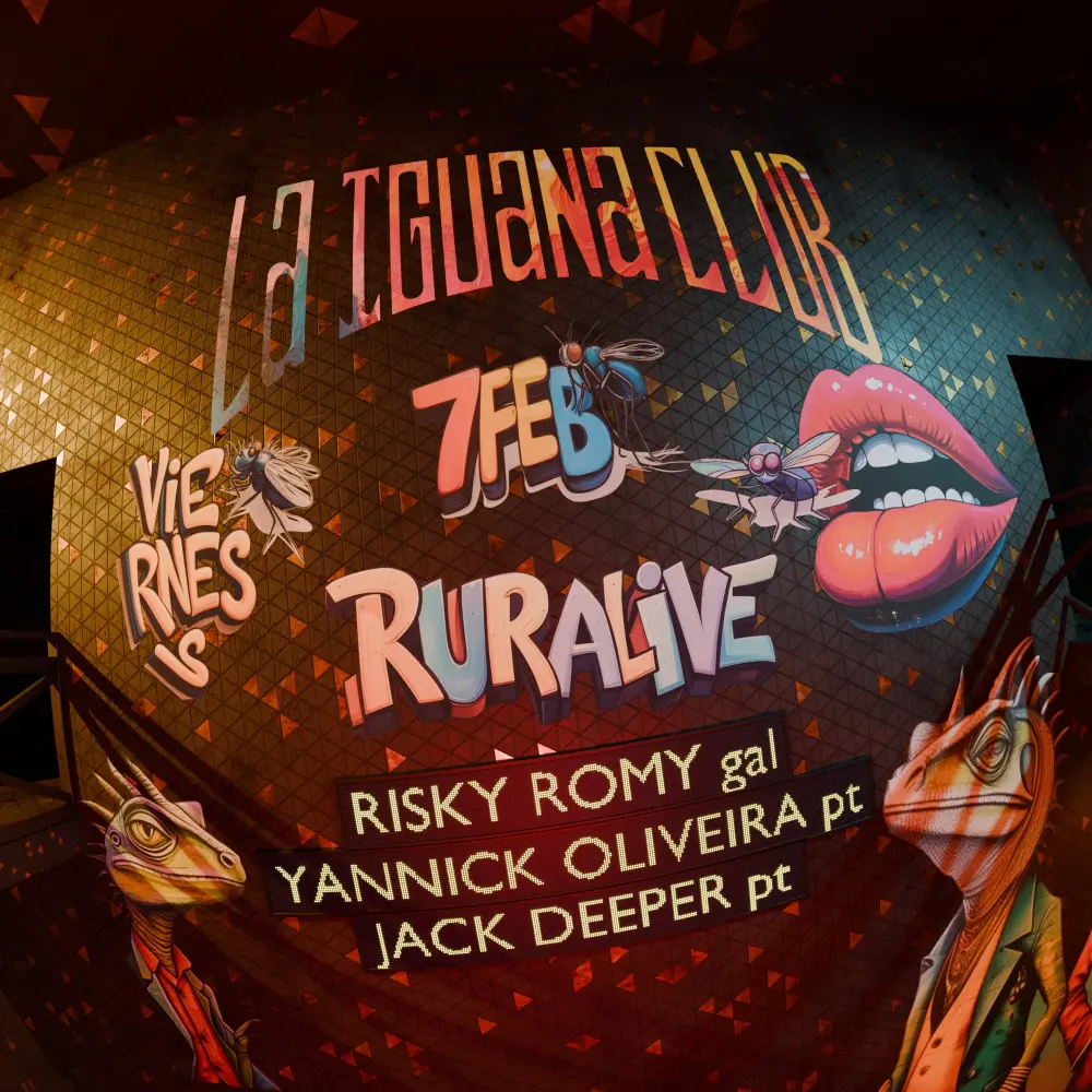 Flyer for La Iguana Club - 2nd edition