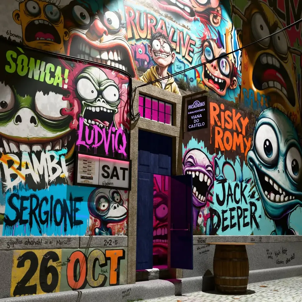 Flyer for Palco do Picadeiro - 5th edition